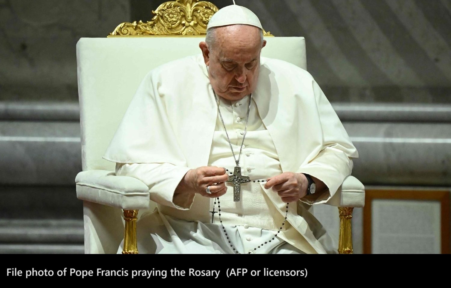 教宗：五月誦念玫瑰經，為世界上有戰爭的地方懇求聖母的轉禱